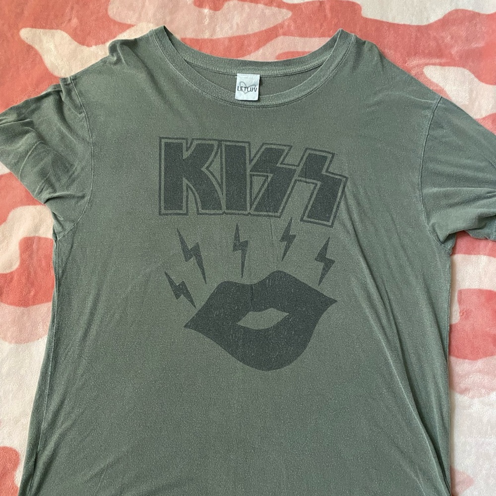 Levi's Olive KISS Logo Tee